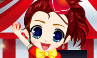 Acrobat Circus Girl Dress Up - miniatura gry