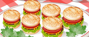 Cute Little Mini Burgers - miniatura gry