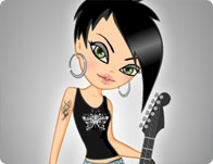 Rock Girl Dress Up - miniatura gry