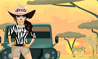 Safari Traveler Girl Dress Up - miniatura gry